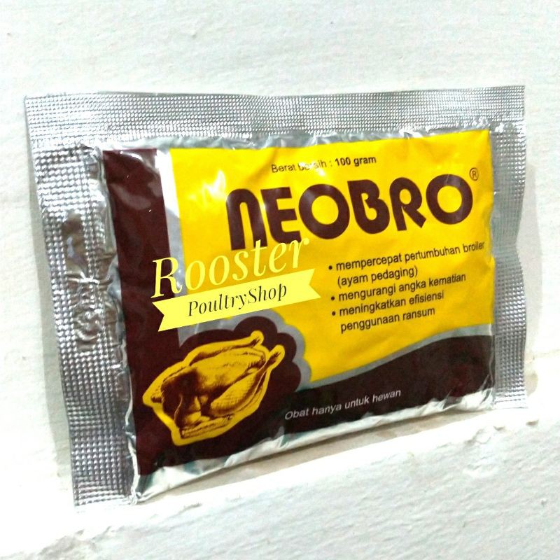NEOBRO 100 GRAM  Vitamin Penggemuk Ayam Broiler Boiler