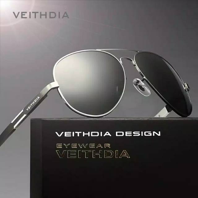 Original Veithdia Kacamata Outdoor Polarized Anti UV seri V6695