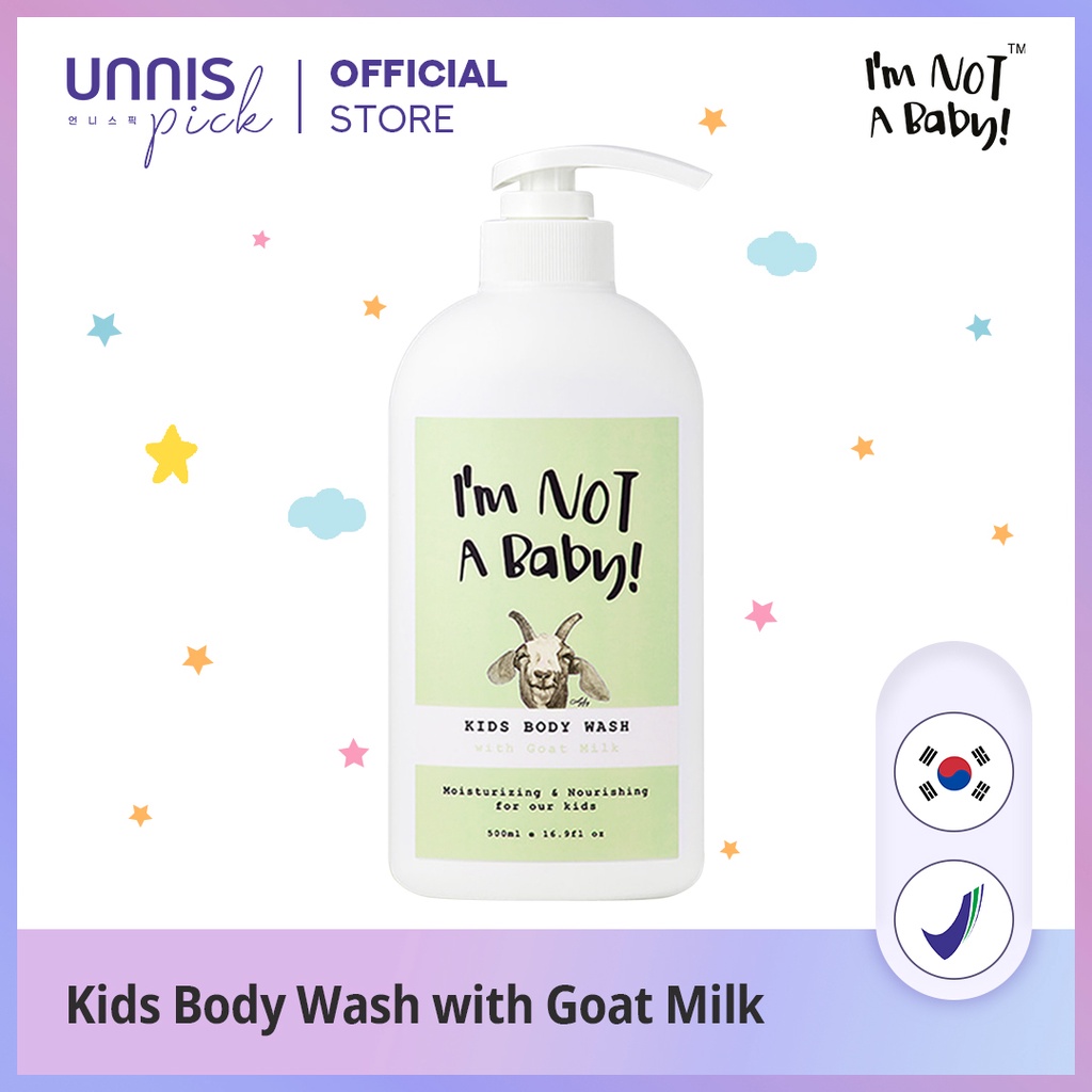 I’m NOT A Baby - Kids Body Wash with Goat Milk 500ml