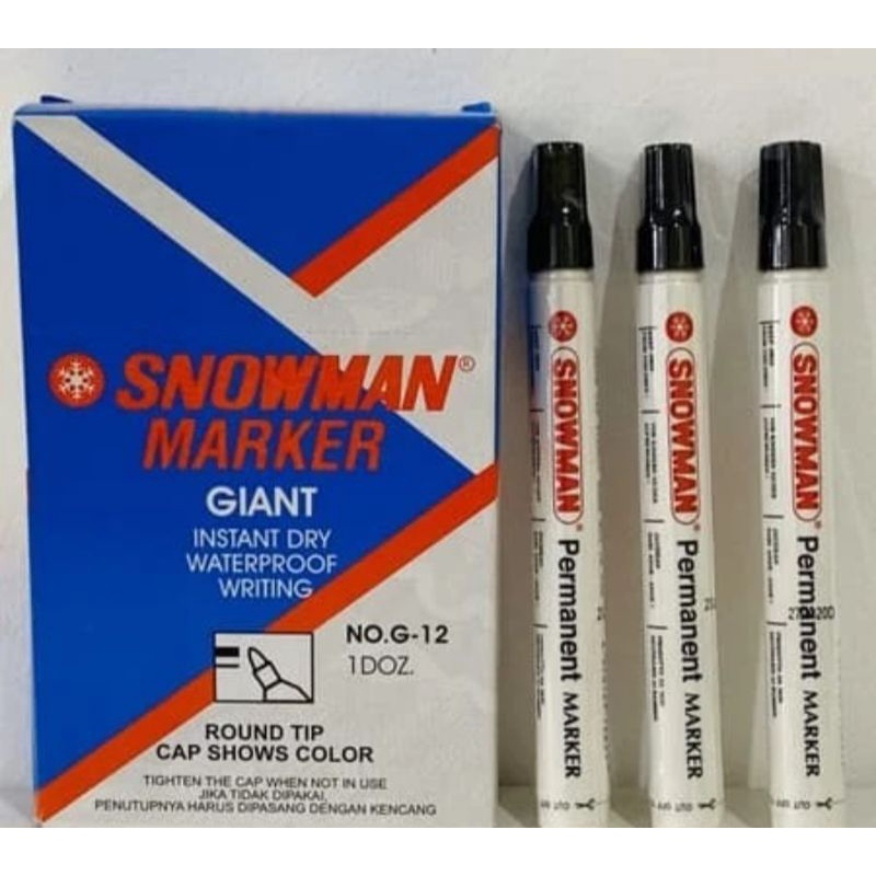 

Spidol Snowman Permanet Marker