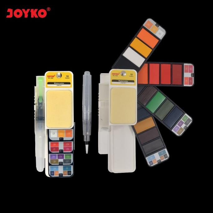 

TERMURAH Watercolor / Cat Air Joyko WC-1000 / 18 Color / Warna/CAT AKRILIK SET/CAT AKRILIK SET 24 WARNA/CAT AKRILIK PASTEL/CAT AIR/CAT AIR LUKIS SET/CAT AIR GIOTTO/KUAS LUKIS 1 SET/KUAS LUKIS KECIL/KUAS LUKIS LENGKAP/KANVAS LUKIS/KANVAS LUKIS