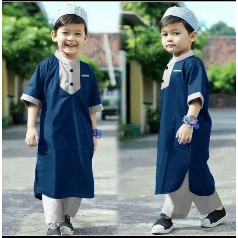 COD/KOKO FAHRI ANAK TERBARU BISA PILIH WARNA/BAJU NGAJI ANAK/ KOKO FAHRI ANAK 1-10 TAHUN
