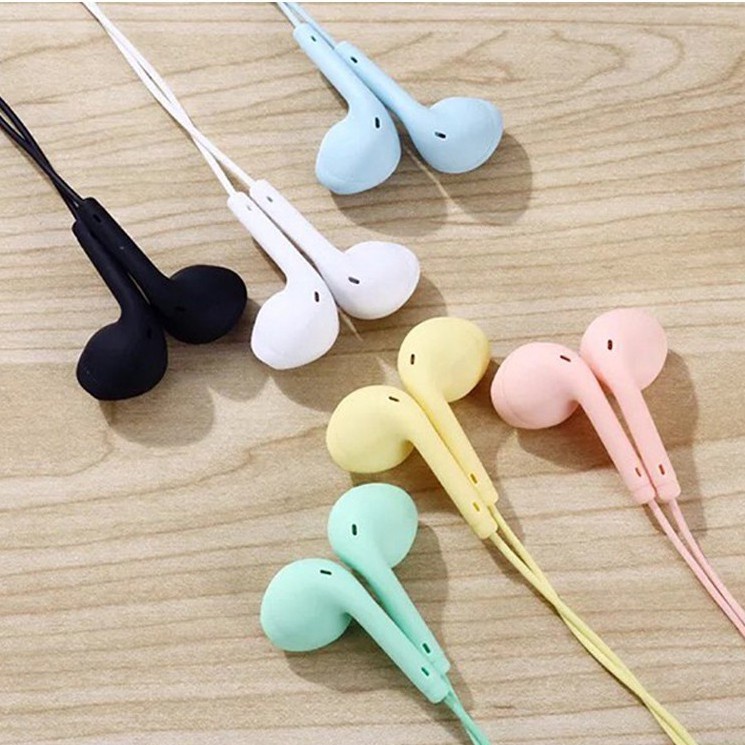 Earphone Macaron U19 EXTRA BASS Mate Colour HP028