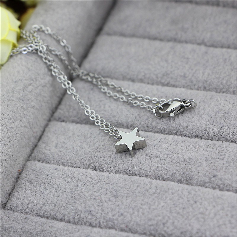 [New] Kalung bintang titanium mini korea hadiah wanita cewek 316L anti karat KK004