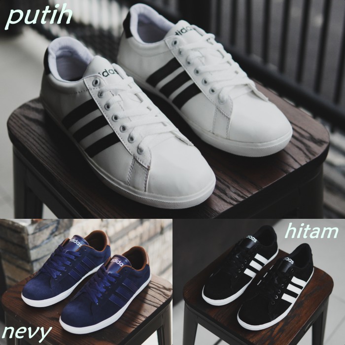 sepatu adidas NEO DERBY sepatu olahraga skeners  cuci gudang murah