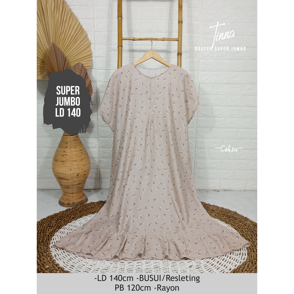 LD 140cm (40 Motif) Daster SUPER JUMBO dan Daster Kaftan LD 150cm Ruffle (Part 1) Daster Rempel JUMBO Daster Viral-Tinna Coksu