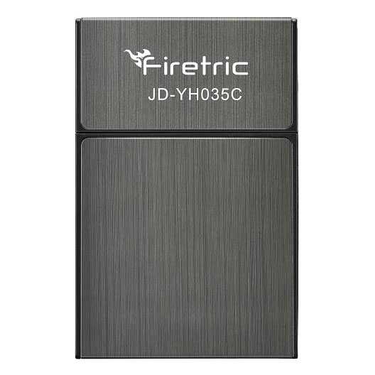 Firetric Kotak Rokok 20 Slot dengan Korek Elektrik Pyrotechnic - JD035-Hitam