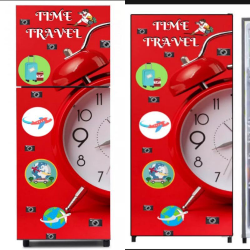 

Time travel - Stiker kulkas buat semua merk