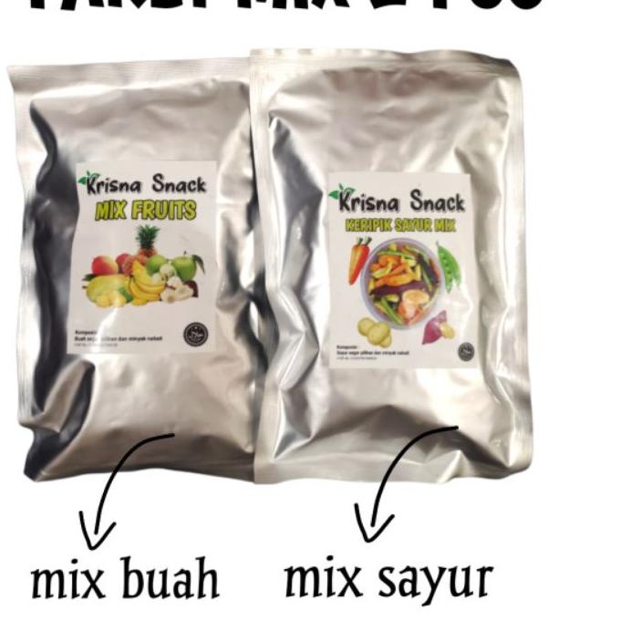 

✅Dijamin Aman❤ PAKET MIX KERIPIK 2 PCS (MIX BUAH DAN MIX SAYUR) produck terlaris
