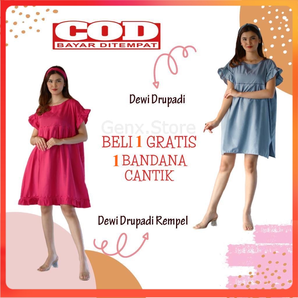 Baju Daster Manohara Bali Polos Resleting Bagus Dewi Drupadi Kekiniaan Cantik Prermium Original