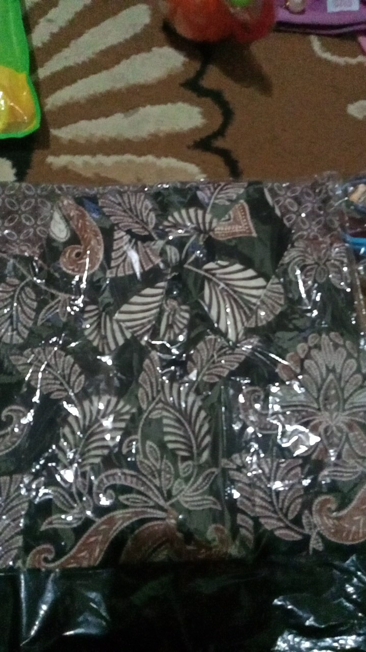 (ready Anak) Couple Batik Brokat Tulle Audi Marissa Payet Bunga