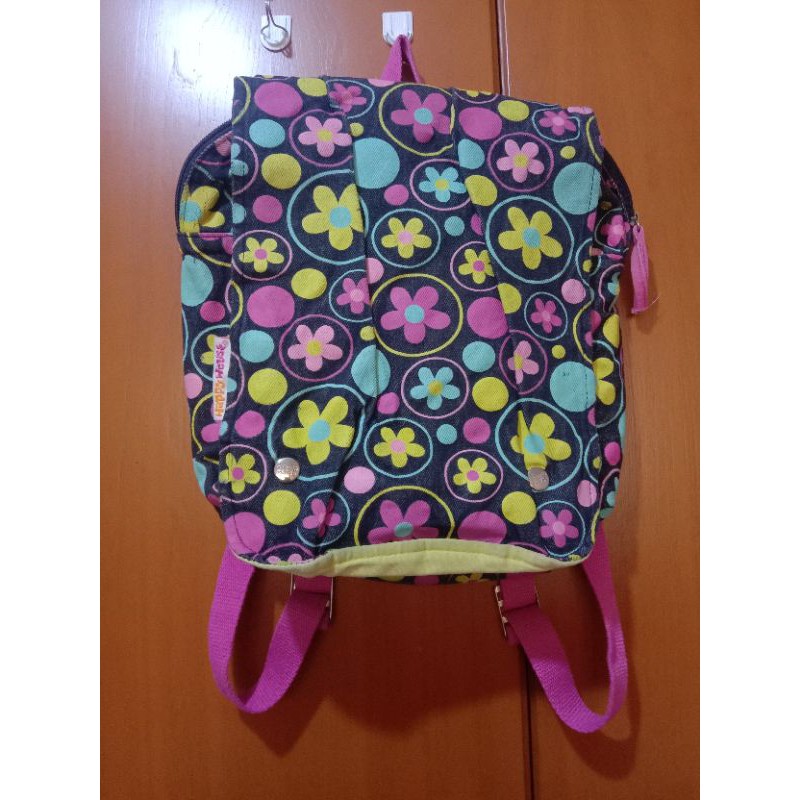 [PRELOVED KIDS] Happy House Floral Printed Backpack