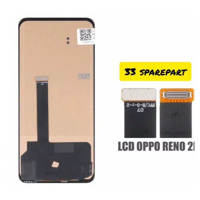 LCD FULLSET OPPO RENO 2 NON FINGERPRINT COMPLETE ORI