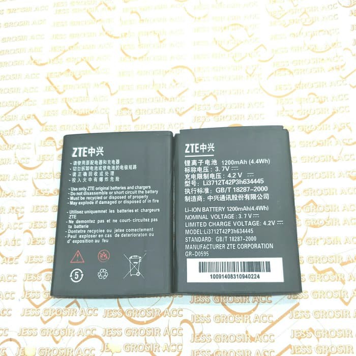 Baterai Battery Batre Original ZTE Blade G , V815 , V815W , C320  , gojek kode Li3712T42P3h634445