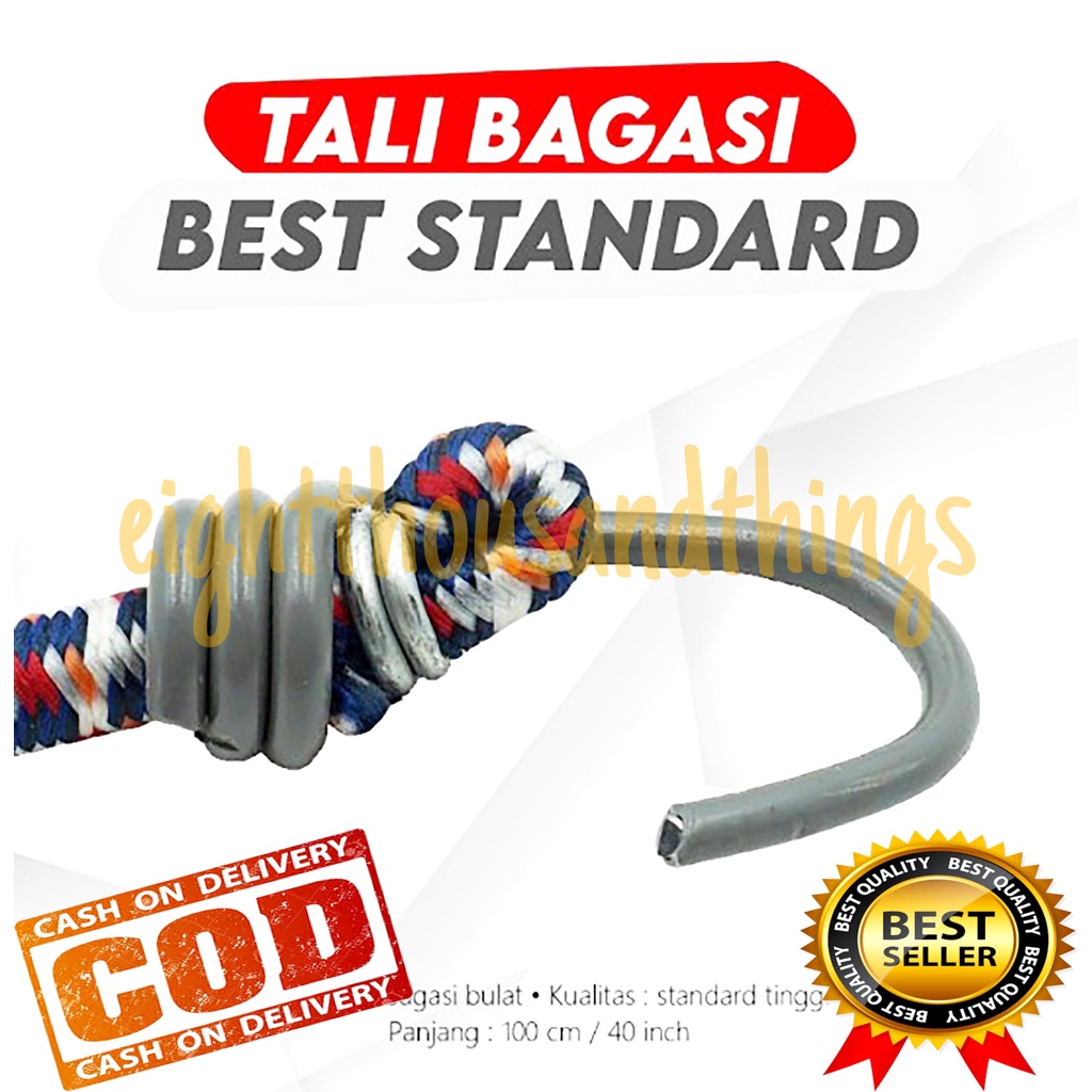 Tali Karet Bagasi 100cm 60cm Tali Pengikat Barang di Motor Tali Karet Motor Universal Tali Serbaguna vario beat nmax lexi aerox adv supra kharisma revo xmax ninja satria fu vixion byson xabre cs1 r25 r15 spacy scoopy genio fino xeon m3 click import