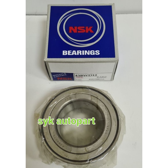 bearing 43 bwd 12 nsk/bearing roda depan nissan xtrail/serena