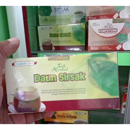 

TEH DAUN SIRSAK MENURUNKAN HIPERTENSI KANKER ISI 20 KANTONG HALAL