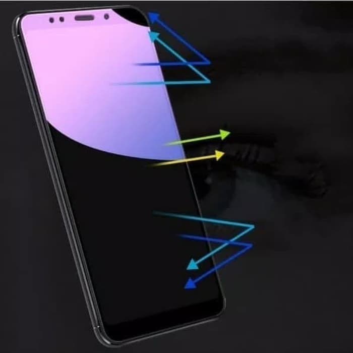 ANTI GORES KACA CAHAYA BIRU SAMSUNG A8 PLUS 2018 - A6 PLUS 2018 -TEMPERED GLASS -ANTI  RADIASI