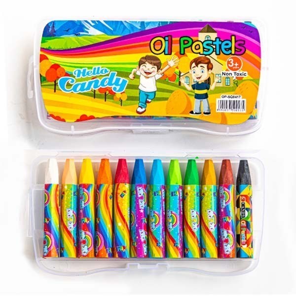 

Crayon krayon oil pastel set mini murah unik berkualitas isi 12 warna