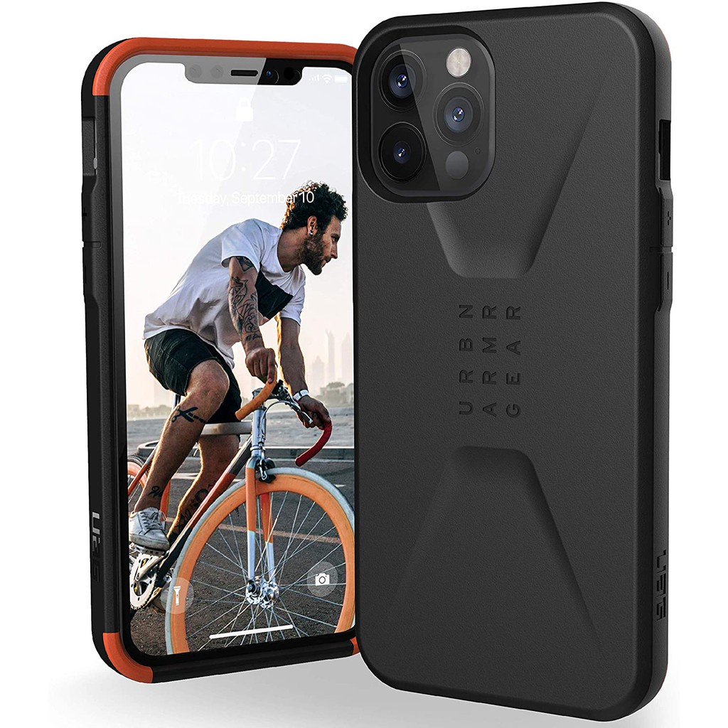 Uag Casing Warga Sipil IPhone 12 Pro Max 13 Pro Max 11 Pro Max X Xs Max XR Sarung Tahan Guncangan