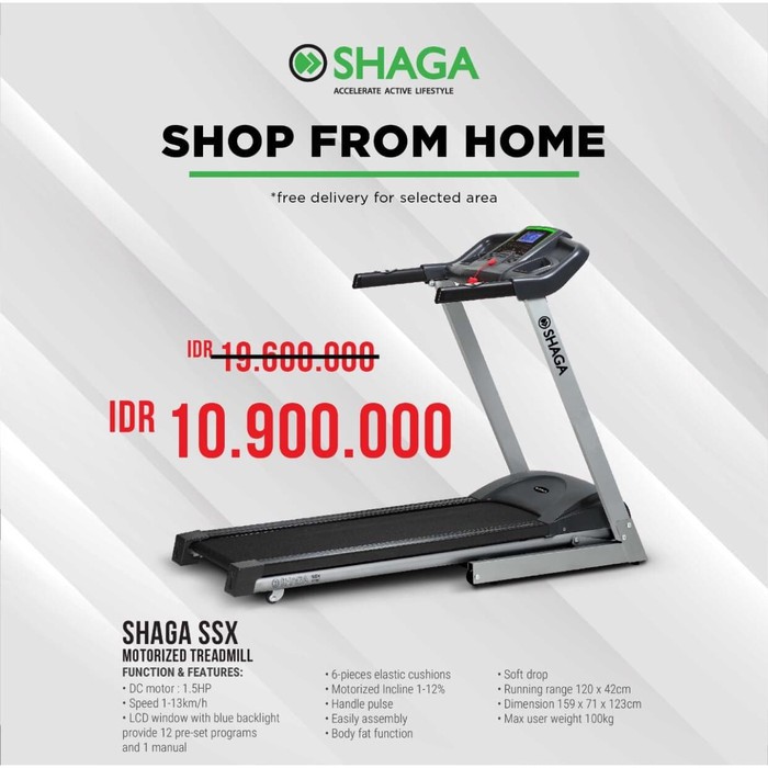 SHAGA SSX TREADMILL