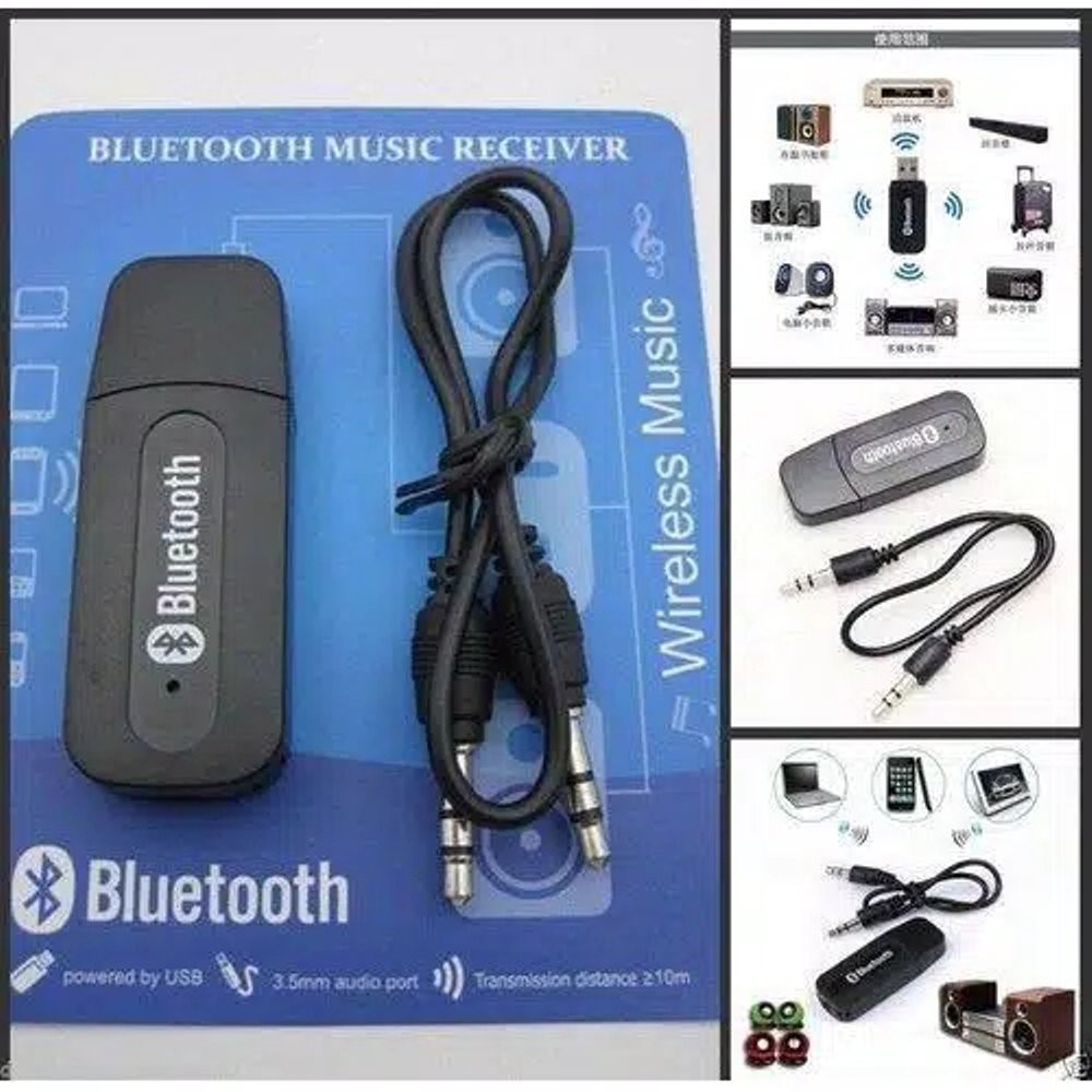 Bluetooth Receiver Music To AUX Audio mobil