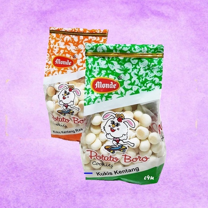 

MONDE Potato Boro Cookies 100 gr gram Varian Rasa Original / Jeruk Chips Snack Renyah Original Makanan Ringan Chiki Camilan Cemilan Kering Jajan Jajanan Anak Instan Siap Saji Kemasan Bahan Kebutuhan Dapur Sajian Parcel Shoppa Corner Malang Jawa Timur