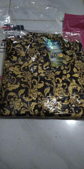 Kemeja Batik Lengan Pendek Hem Prada Kemeja Hem Batik Formal Songket Lengan Pendek Birel Tosca Gold