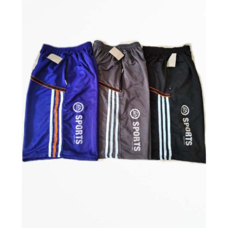 Celana kolor pendek saku resleting jumbo XXL Nk & sports/celana pendek pria