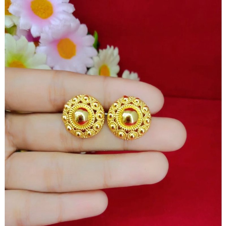 Anting tusuk emas muda