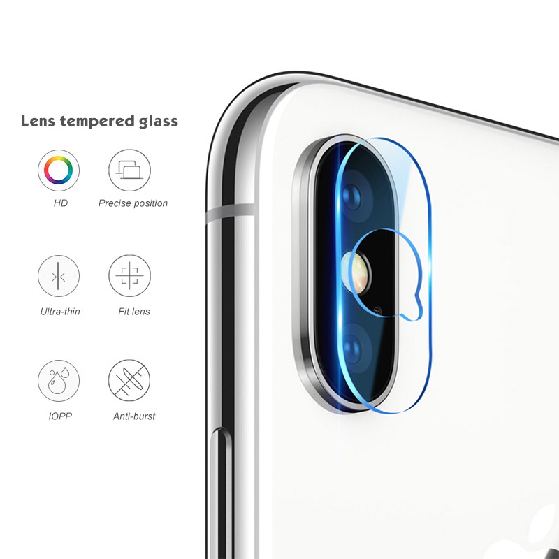 Jual Film Pelindung Lensa Kamera Tempered Glass untuk    iPhone x / Max