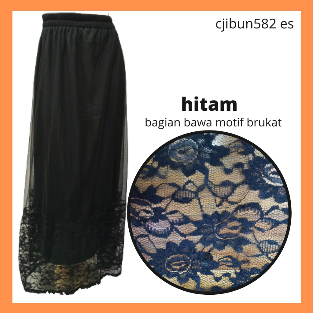 Rok Panjang Polos Sifon Rok Wanita Panjang Rok Panjang Wanita Rok Sifon Panjang Rok Polos