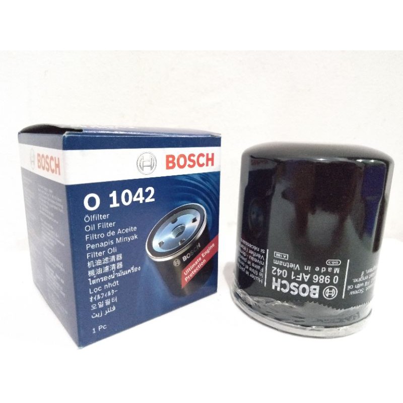 Filter Oli Toyota Bosch O-1042 Original Toyota Innova Fortuner Hilux Land Cruiser Made in Vietnam