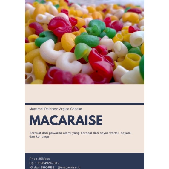 

MACARAISE MAKARONI SAYUR NAN SEHAT
