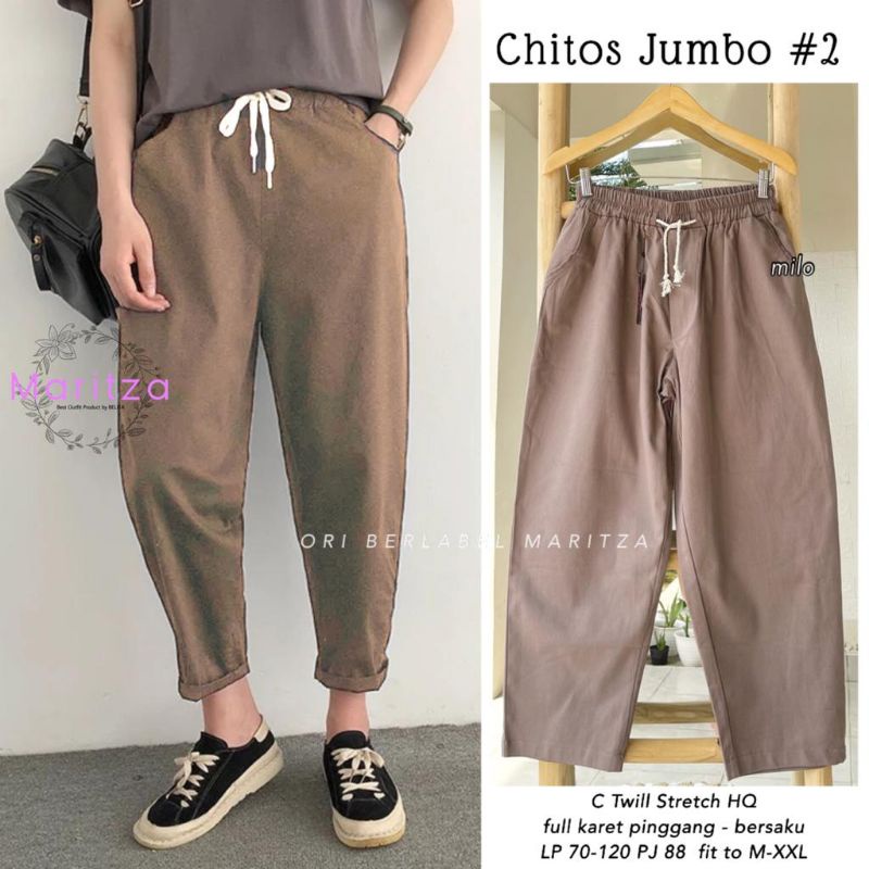 chitos jumbo #2 celana baggy bahan by maritza