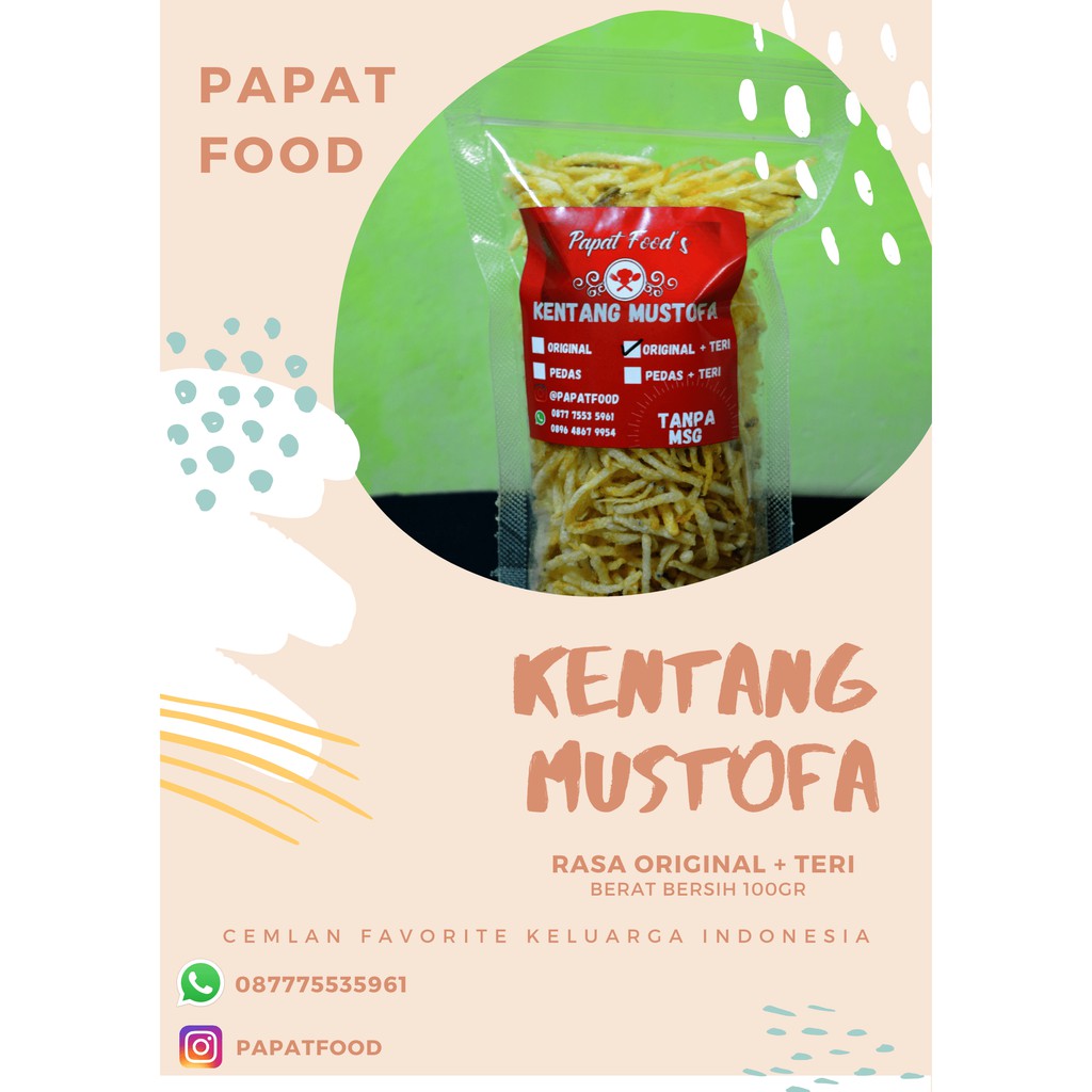 

KENTANG MUSTOFA ORIGINAL + TERI