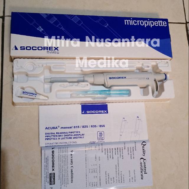 Micropipette Soccorex Swiss 250 uL