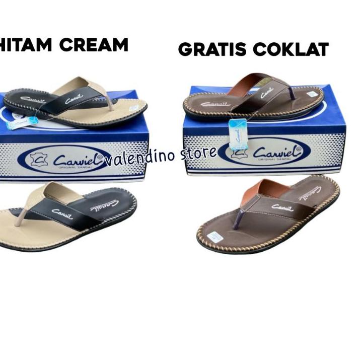 Sale Terbatas BELI 1 GRATIS 1 Sandal Carvil Pria Japit / Sandal Slide Pria / Sandal Casual Pria / Sa