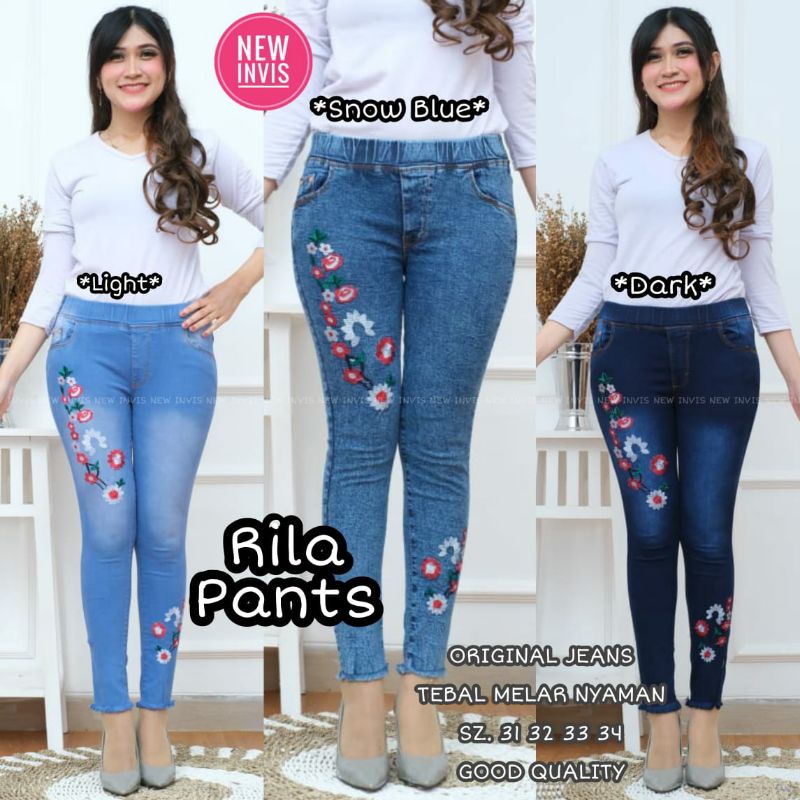 KILLA PANTS | CELANA JEANS | BORDIR JEANS | LEPIS JEANS | ORIGINAL INVIS