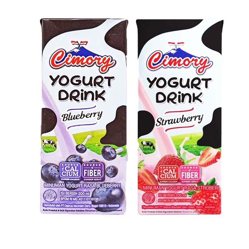 

Cimory Yogurt Drink Blueberry Strawberry 200ml