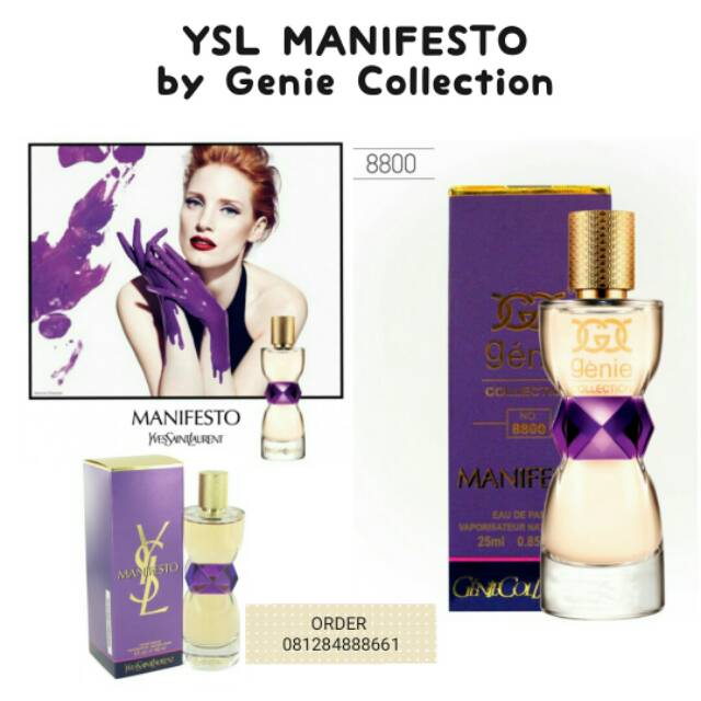 PARFUM YSL MANIFESTO |  PARFUM WANITA ORIGINAL | GENIE COLLECTION 8800