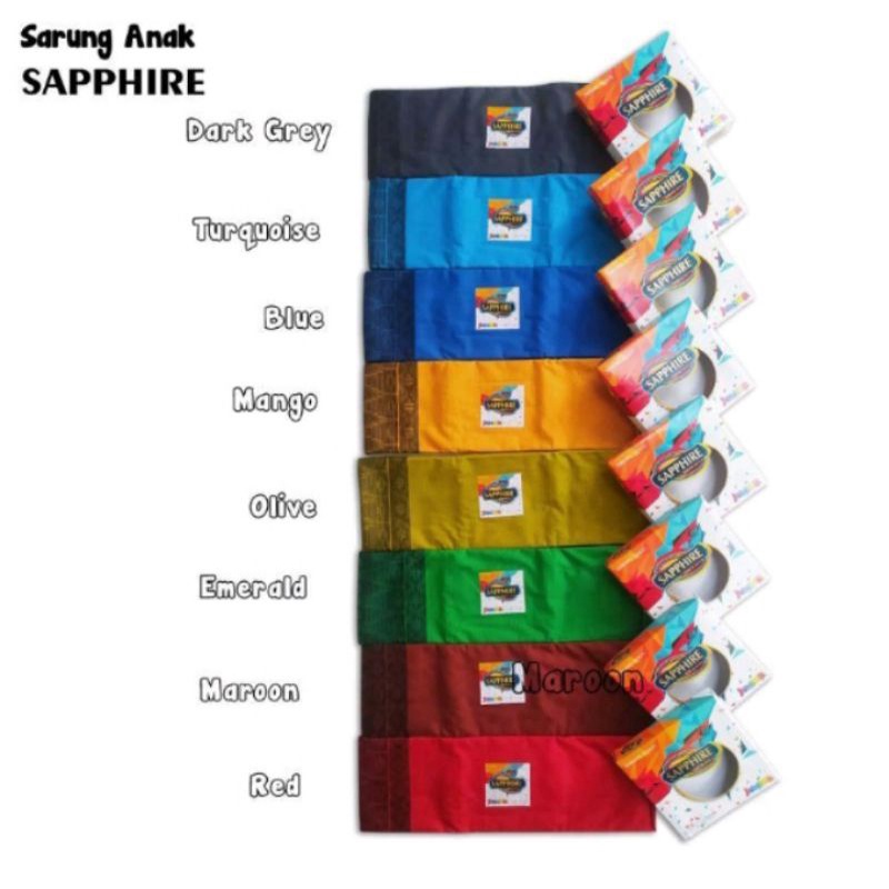 sarung anak / sarung junior / sarung sapphire /  sarung sapphire anak / sarung bagus / sarung murah/ sarung