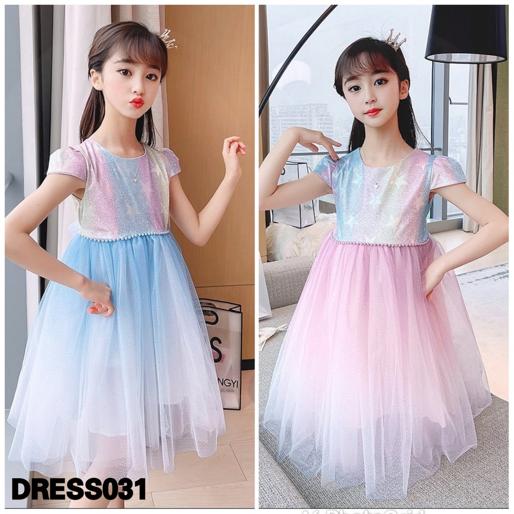 DRESS TUTU ANAK IMPORT MEWAH