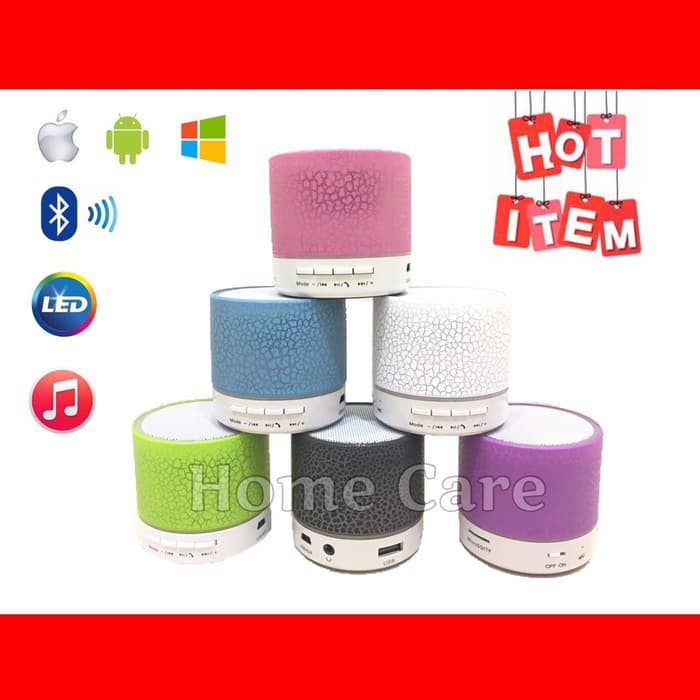 LED Mini Portable Wireless Bluetooth Speaker Outdoor USB Music Sound -