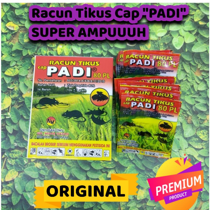 Racun Tikus Cap PADI - Racun tikus ampuh