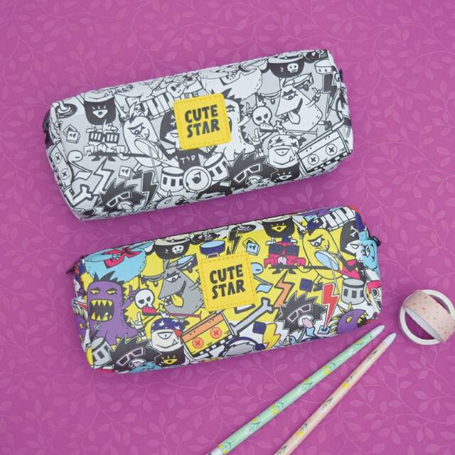 

Cute Star Rock and Roll Pencil Case