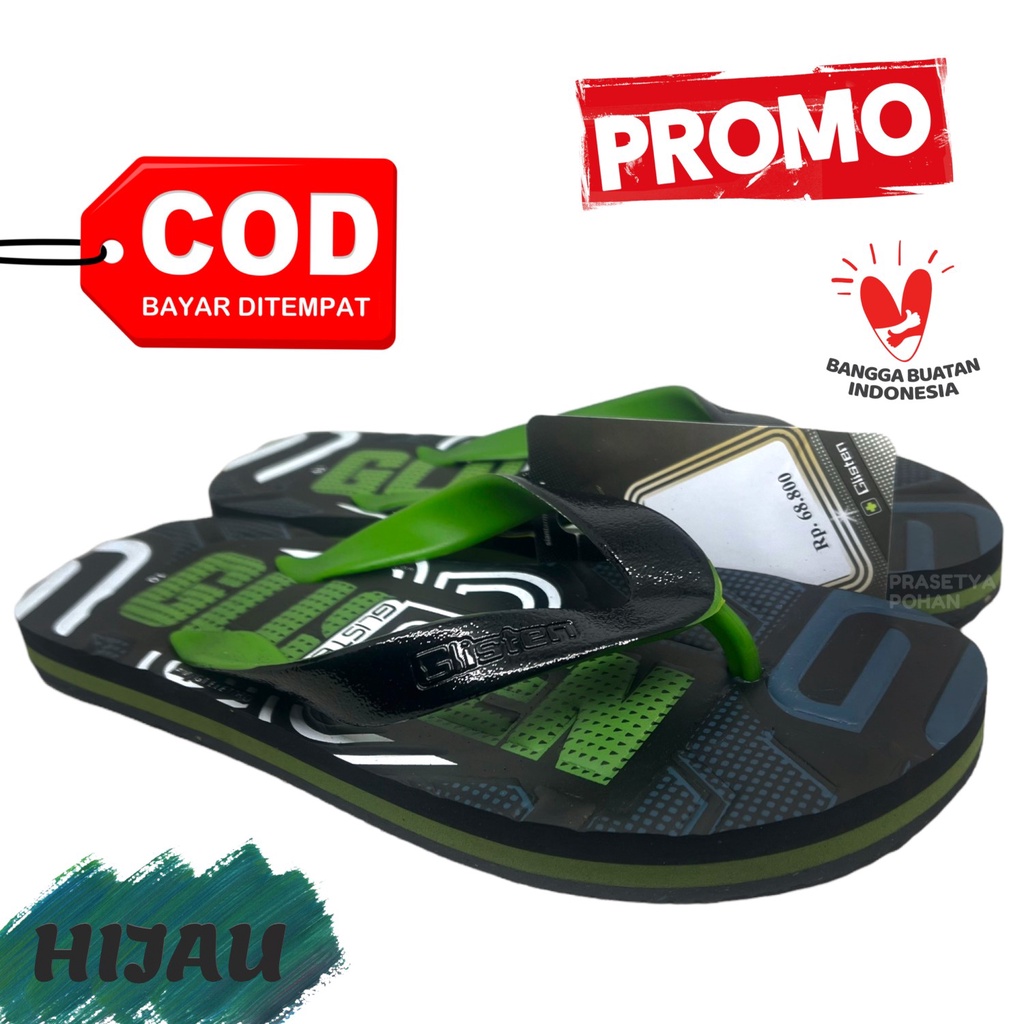 Sandal Pria Distro Keren Harga Terjangkau - Sendal Jepit Pria Distro Nyaman Digunakan