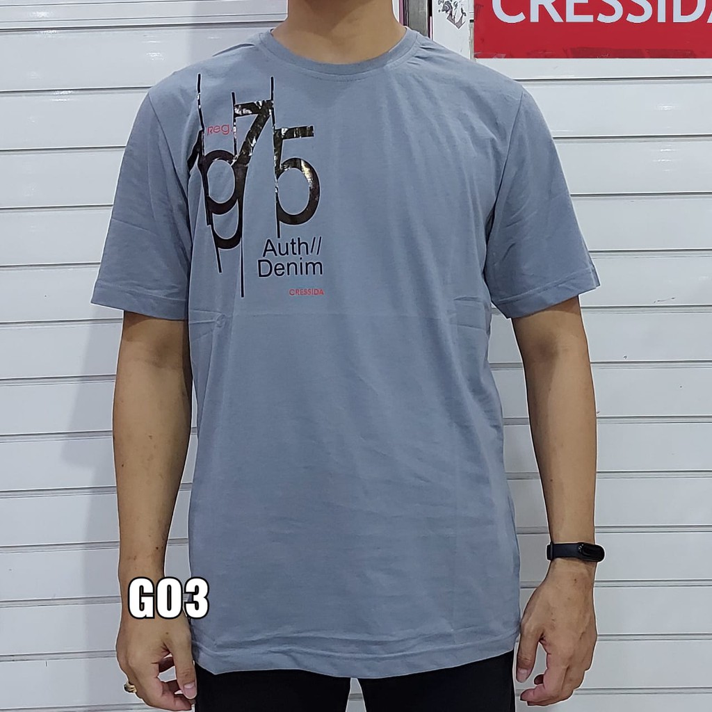 BB GO6 CRESSIDA KAOS REGULER Pria Oblong Baju Cowok Lengan Pendek 100% Original