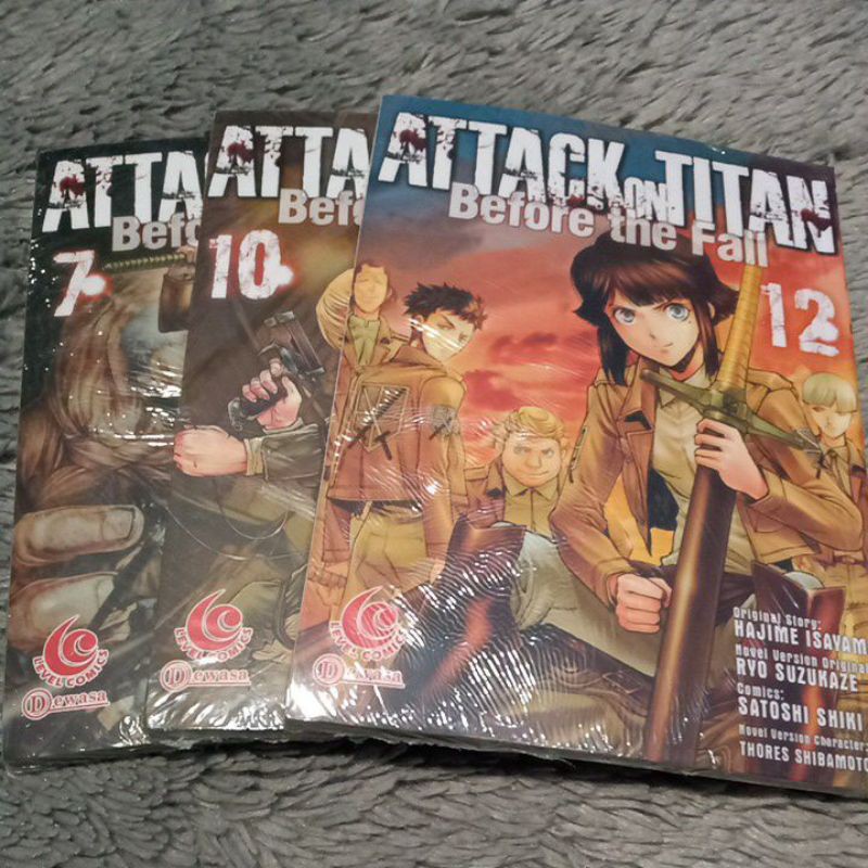 Attack on Titan Before The Fall 2, 5 ,7, 10, 12, 14, 16