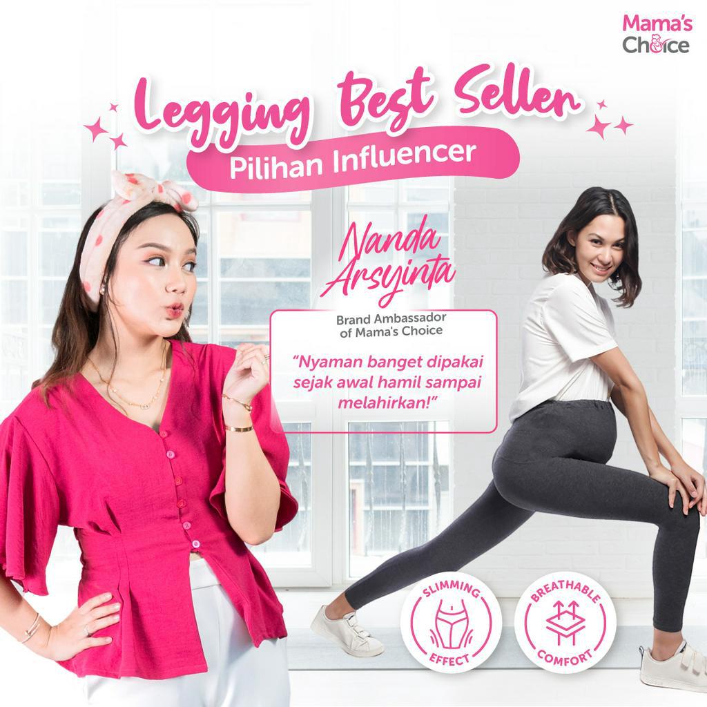 Legging Hamil Premium | Active-wear Maternity Legging Mama's Choice - Celana Hamil / Leging Hamil / Legging Ibu Hamil Image 3